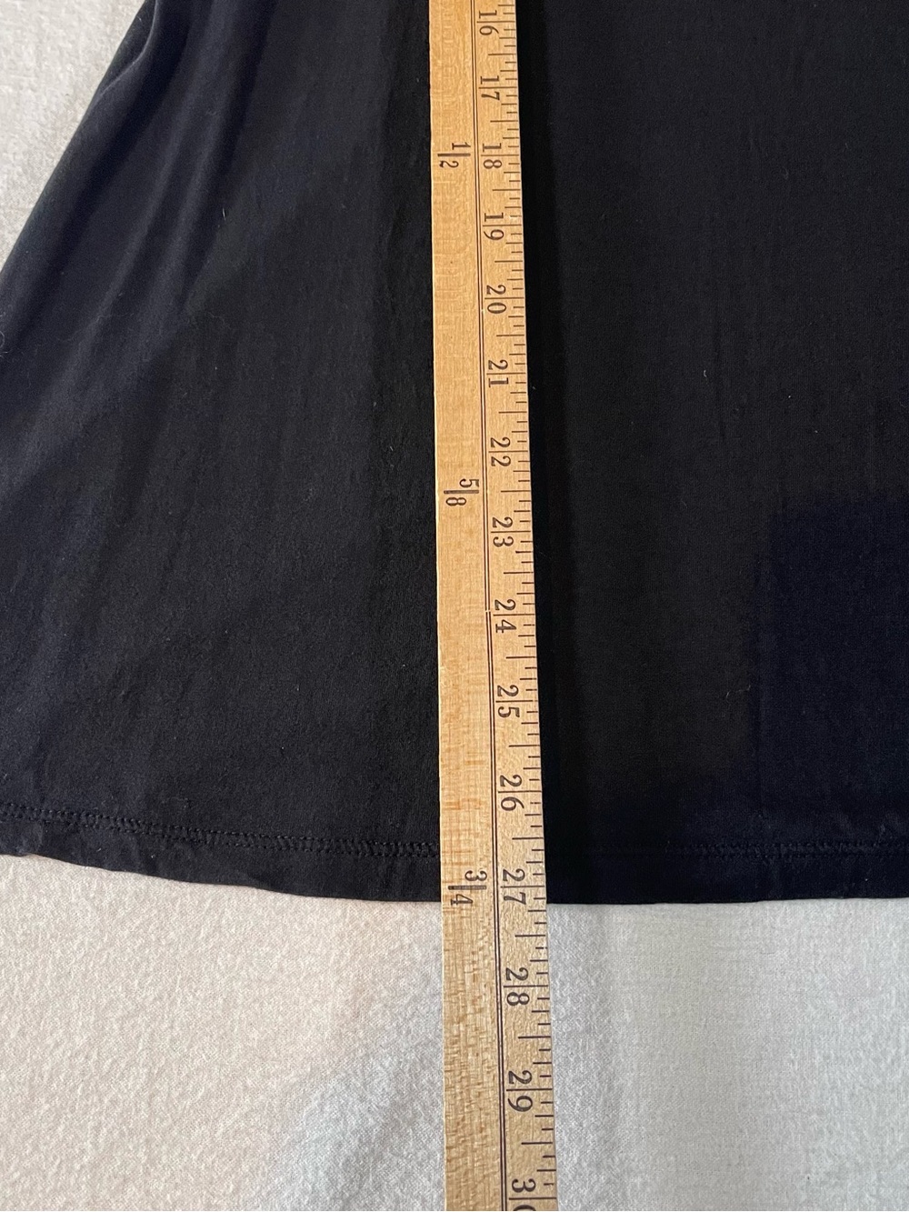 Lace Yoke Sleeveless Tank Top in Black - Picture 7 of 8